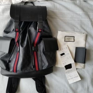 gg black backpack